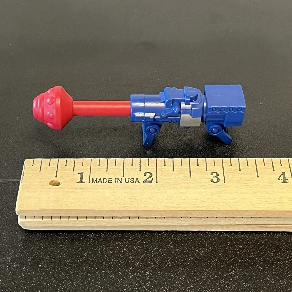 Blue Red Missile Launcher Plastic Replacement Part Piece Toy Props Up